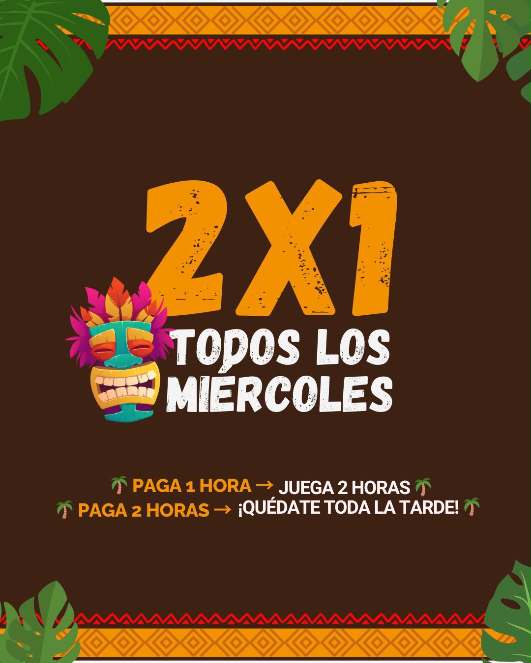 2X1 TODOS LOS MIÉRCOLES